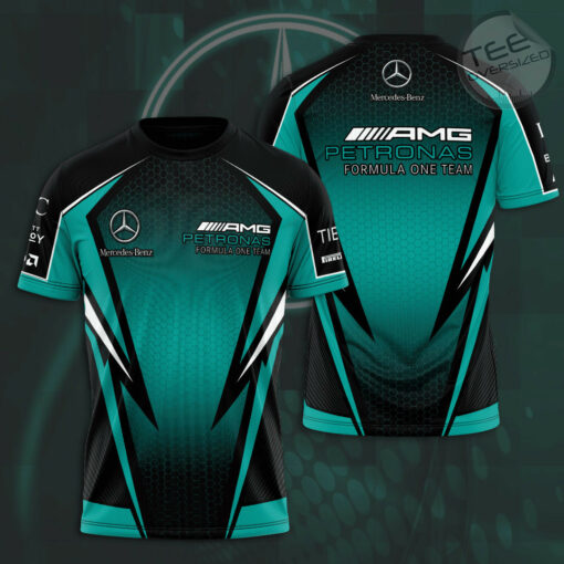 Mercedes AMG Petronas F1 3D Apparels T shirt