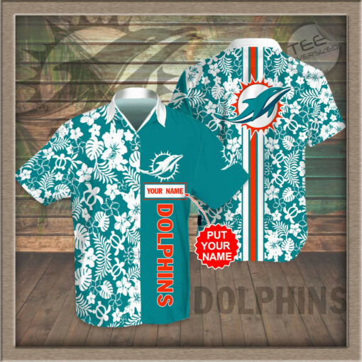 Miami Dolphins 3D Hawaiian Shirt