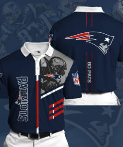 New England Patriots 3D Polo 01
