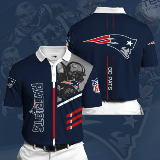 New England Patriots 3D Polo 01