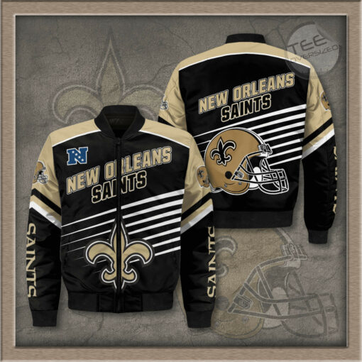 New Orleans Saints 3D Bomber Jacket 01