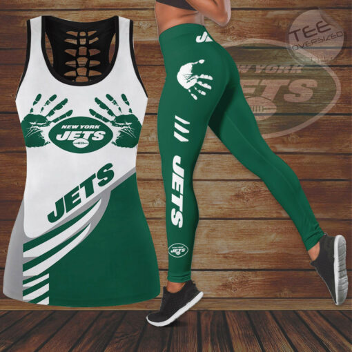 New York Jets Hollow Tank Top Leggings