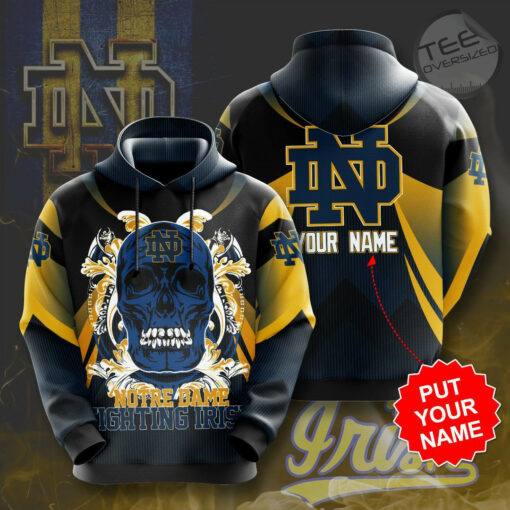 Notre Dame Fighting Irish 3D Hoodie 01