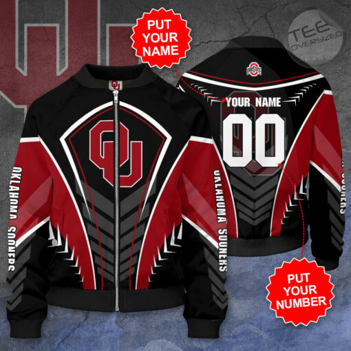 Oklahoma Sooners 3D Bomber Jacket 01