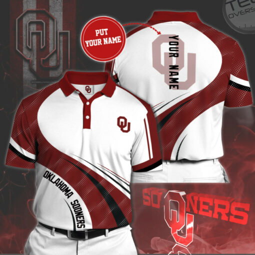 Oklahoma Sooners 3D Polo 01