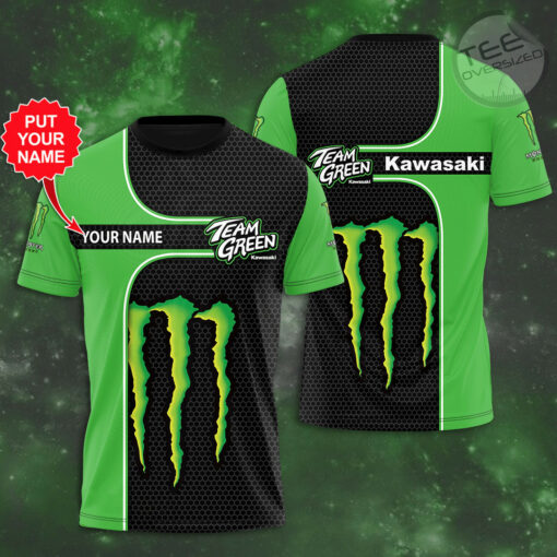 Personalized Kawasaki Racing Team T shirt