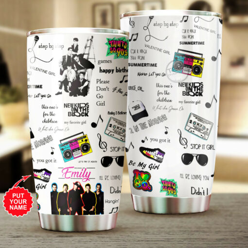 Personalized Kids On The Block Tumbler Cup OVS26623S4