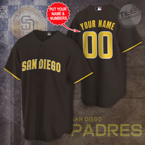 Personalized San Diego Padres jersey shirt 01