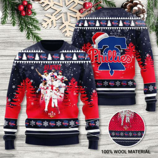 Philadelphia Phillies Christmas 3D Sweater