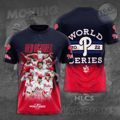Philadelphia Phillies Red October 3D T shirt