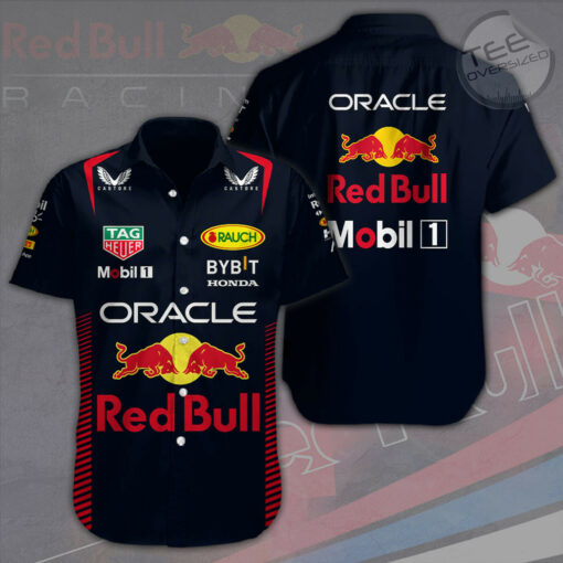 Red Bull Racing short sleeve dress shirts