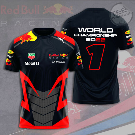 Red Bull Racing x Max Verstappen 3D T shirt