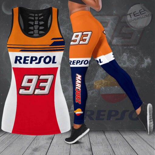 Repsol Honda Hollow Tank Top Leggings set