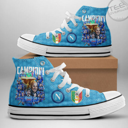 SSC Napoli High Top Canvas Shoe OVS02823S4 Design 1