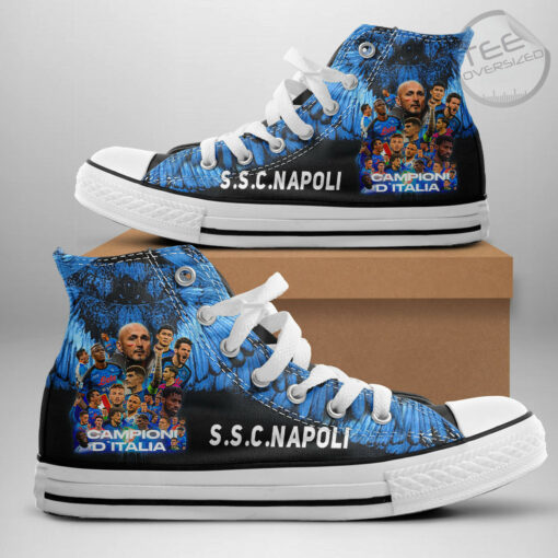 SSC Napoli High Top Canvas Shoe OVS09823S1 Design 1