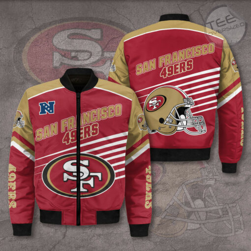 San Francisco 49ers 3D Bomber Jacket 01