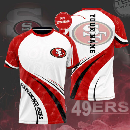 San Francisco 49ers 3D T shirt 01