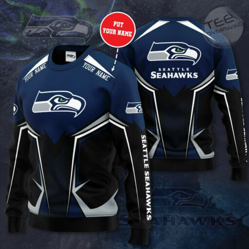 Seattle Seahawks 3D Sweatshirt 01