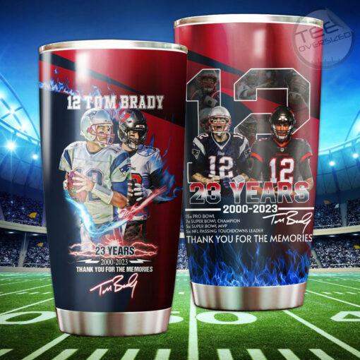 Tom Brady NFL Tumbler Cup