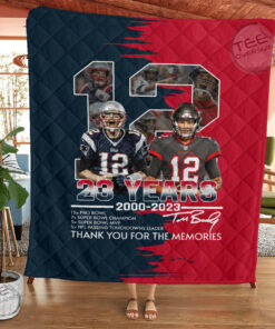 Tom Brady quilt blanket