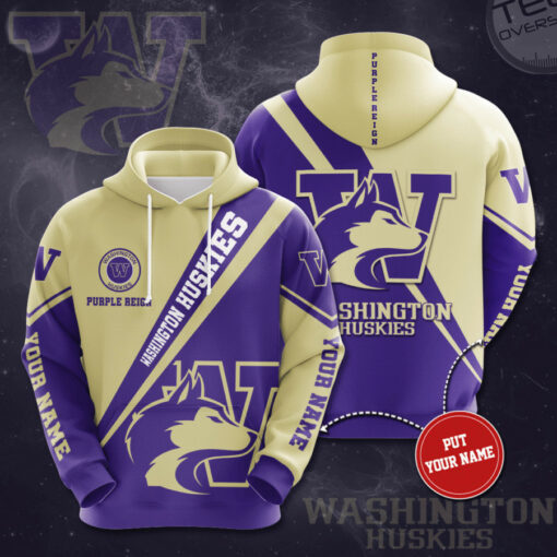 Washington Huskies 3D Hoodie 01