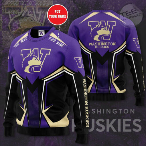 Washington Huskies 3D Sweatshirt 01