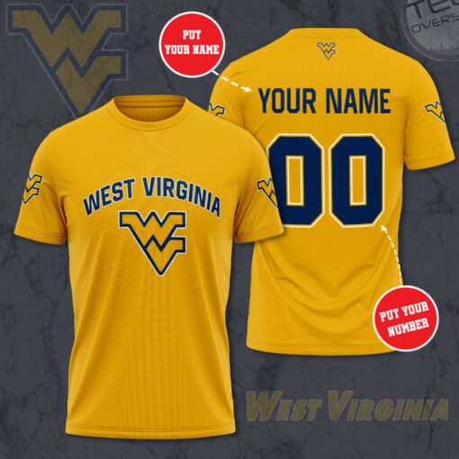 West Virginia Mountaineers 3D T shirt 01